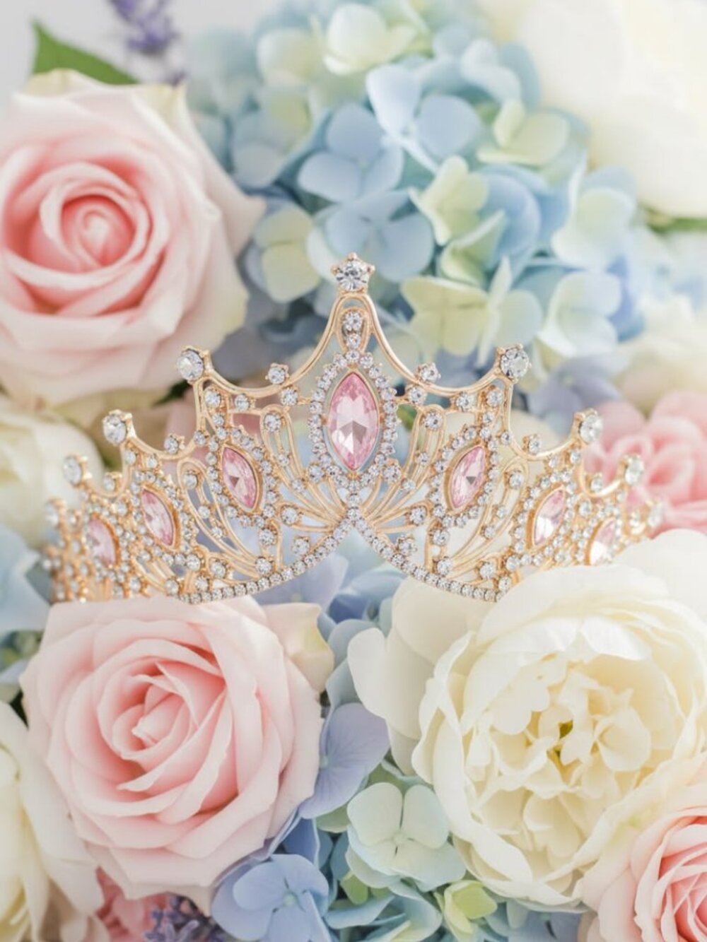 Crowns and Gold Tiaras for Women, Queen Crystal Tiaras